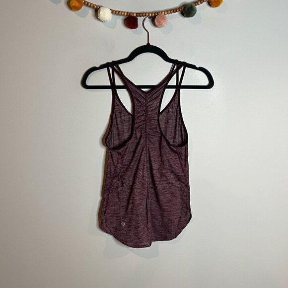 Lululemon burgundy space dye singlet tank top - Picture 4 of 4